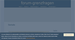 Desktop Screenshot of forum-grenzfragen.de